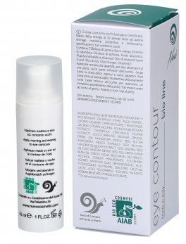Eye Contour "Bio Line" - Crema Contorno Occhi con Bava di lumaca 72%, Acido ialuronico, Olio di Vinaccioli, Estratto di Calendula e Achillea - 2