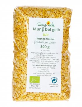 Fagioli Mung Dal Gelb Sbucciati e Spaccati - 1