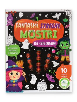 Fantasmi, Streghe, Mostri da Colorare — Libro - 1