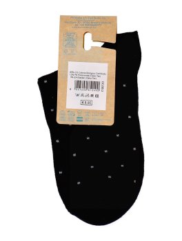 Fantasmino Donna in Cotone Bio "Fantasia a Pois con Lurex" - Nero - 3