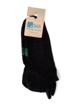 Fantasmino in Cotone Bio "Tre Talloni" Nero - 2