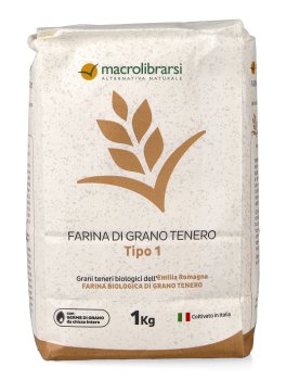 Farina di Grano Tenero Tipo 1 - 1 kg - 1
