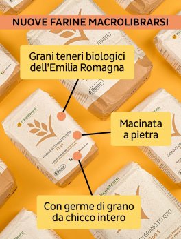 Farina di Grano Tenero Tipo 2 - 1 Kg - 5