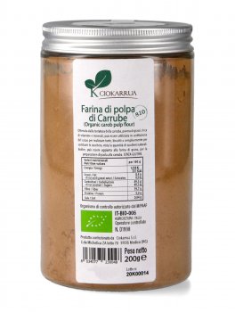 Farina di Polpa di Carrube di Sicilia Bio - 200 g