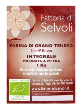 Farina Integrale di Grano Tenero Gentil Rosso Bio - 2