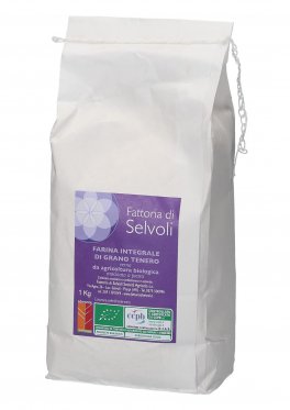 Farina Integrale di Grano Tenero Verna Bio - 1