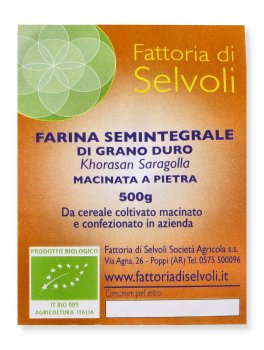 Farina Semintegrale di Grano Duro Khorasan Saragolla Bio - 2