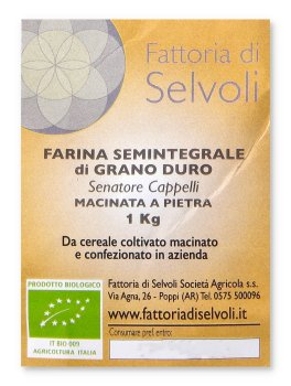 Farina Semintegrale di Grano Duro Senatore Cappelli - 2