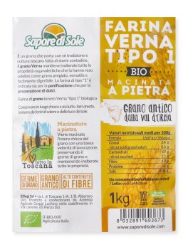 Farina Verna Biologica - Tipo 1 - 2