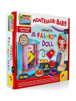Montessori Baby Magnetic Fashion Doll - 1