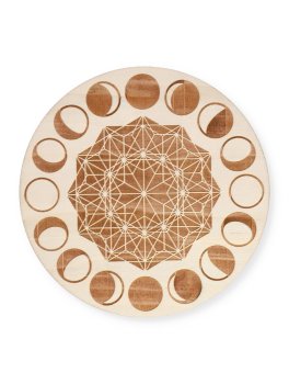 Fasi Lunari - Base Griglia in Legno - 1