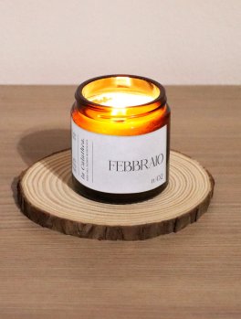 Febbraio - Candela Profumata in Cera di Soia - 5