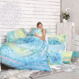 Federa per Cuscino "Blue Dream" - Blu/Verde - 3