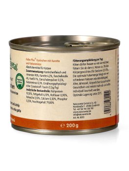 Felins Plus® - Menù Coniglio con Carote ed Erba Gatta - 2