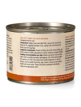 Felins Plus® - Menù Coniglio con Carote ed Erba Gatta - 3