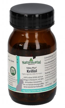 Felins Plus® Olio di Krill - Integratore per Gatti in Capsule - 1