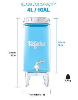 Fermentarore Kombucha - Azzurro - 14