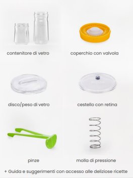 Fermentatore Verdure Kefirko - Piccolo - 5