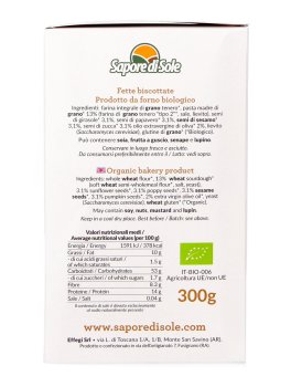 FettaMadre - Fette Biscottate Integrali Bologiche ai Grani Antichi & 4 Semi - 2