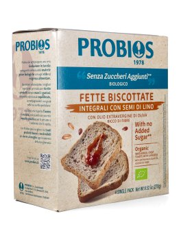 Fette Biscottate Integrali con Semi di Lino - 1