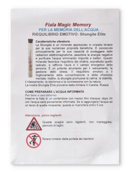 Fiala "Magic Memory" per le Memorie dell'Acqua - 2