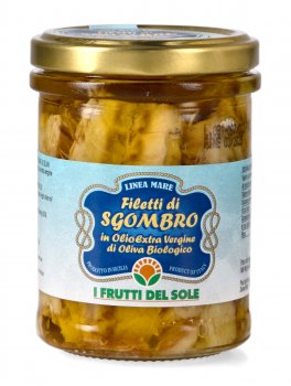 Filetti di Sgombro in Olio Extravergine d'Oliva Biologico - 1