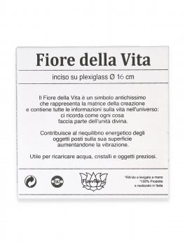 Fiore della Vita - Energizzante Inciso in Plexiglass - 9