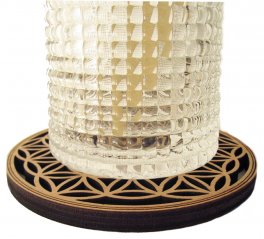 Fiore della Vita - Energizzante Traforato in Legno Okumè - 5