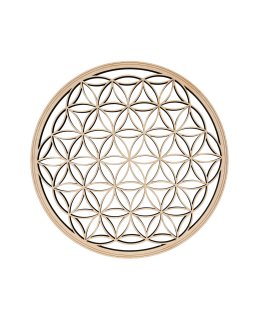 Fiore della Vita in Legno di Betulla - 20 cm - 4