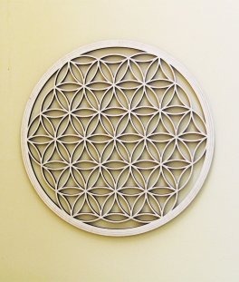 Fiore della Vita in Legno di Betulla - 20 cm - 8