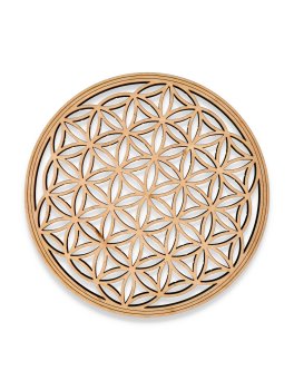 Fiore della Vita in Legno di Betulla - 20 cm - 1
