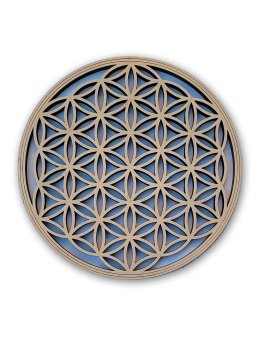 Fiore della Vita in Legno di Betulla - da Parete - 1