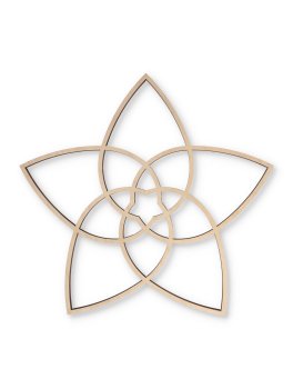 Fiore di Venere - Traforato in Legno di Betulla - 2