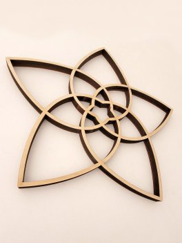 Fiore di Venere - Traforato in Legno di Betulla - 5