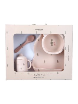 First Meal Set in Silicone - Fawn Pink - 5