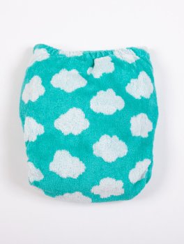 Fitted Bamboozle per Pannolino Lavabile a 2 Pezzi - Fluffy Cloud - 2