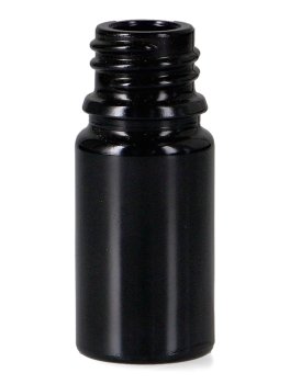 Flacone Vuoto "ORION" in Vetro Oscurato Miron senza Tappo per Oli Essenziali o Fiori di Bach - 5 ml - 1