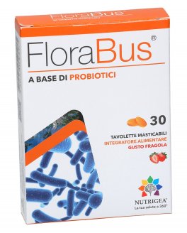 Florabus - Integratore di Probiotici Tavolette Masticabili - 1