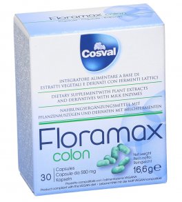 Floramax Colon - Integratore di Estratti Vegetali con Fermenti Lattici