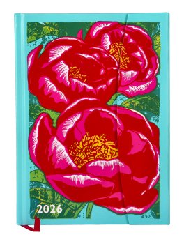 Flowers Peonies Kat Menschik 2026 - Agenda Settimanale — Agenda - 2
