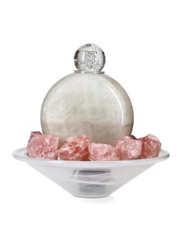 Fontanella in Alabastro con Pietra Tonda Levigata - Calcite - 1