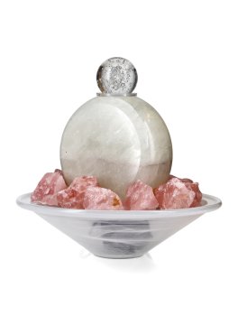 Fontanella in Alabastro con Pietra Tonda Levigata - Calcite - 2