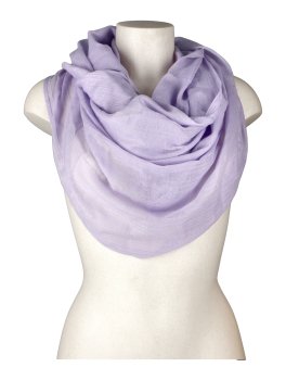 Foulard di Canapa e Viscosa con barattolo in Vetro - "Dillo con un Foulard" - Lilla (Foulil)