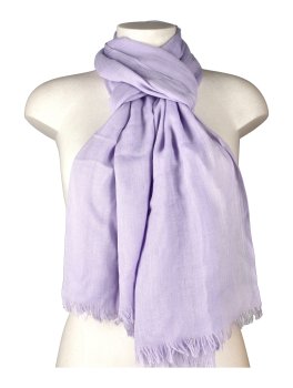 Foulard di Canapa e Viscosa con barattolo in Vetro - "Dillo con un Foulard" - Lilla (Foulil) - 2