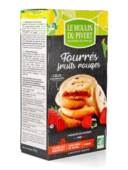 Biscotti Ripieni ai Frutti Rossi - Fourrés Fruites Rouges - 1