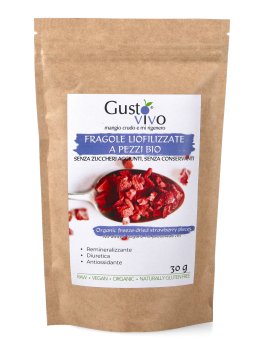 Fragole Liofilizzate a Pezzi Bio - 1
