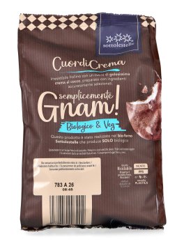 Frollini "Cuor di Crema Dark" con Crema al Cocco Bio - 2