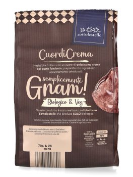 Frollini "Cuor di Crema Dark" con Crema Fondente Bio - 6