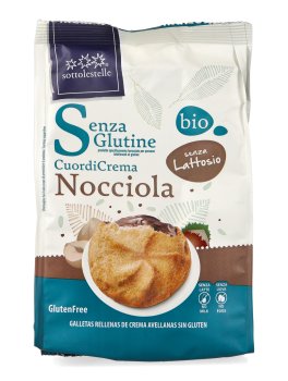 Frollini "Cuor di Crema" Nocciola Bio - Senza Glutine - 1