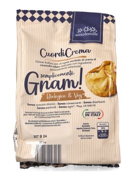 Frollini "Cuore di Crema" con Ripieno al Caramello Salato Bio - 3